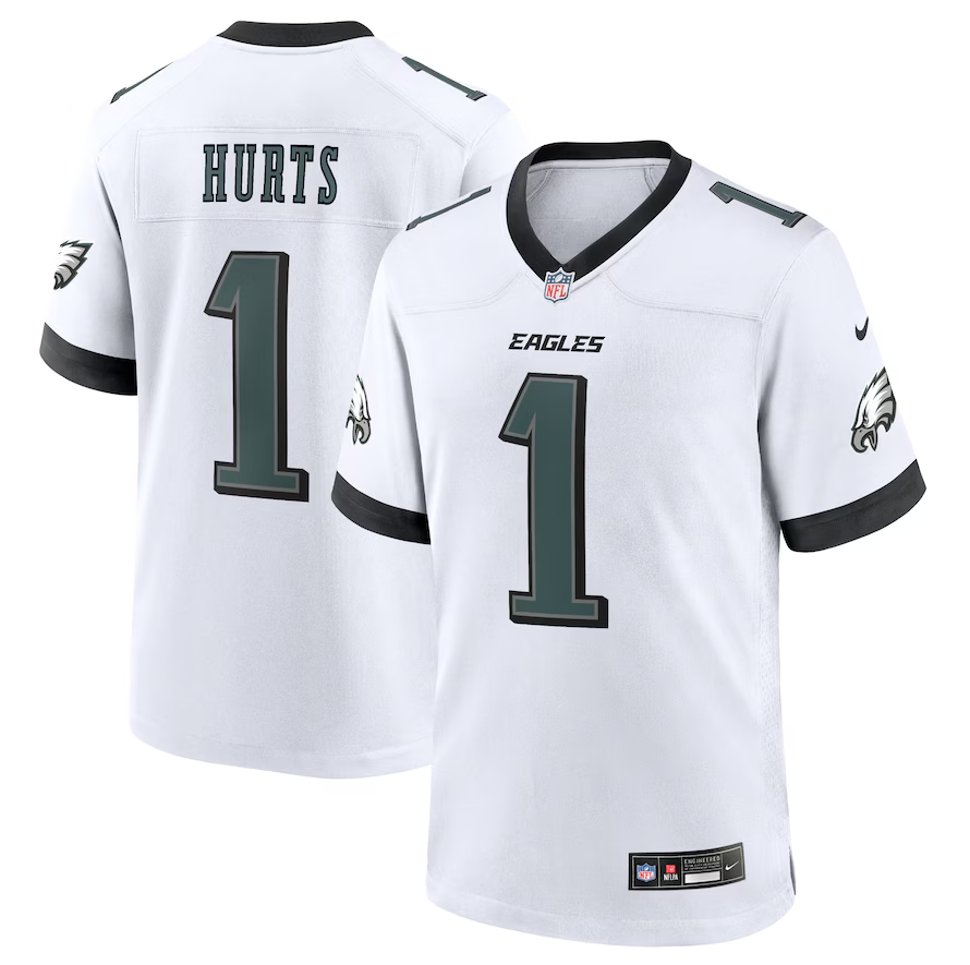 Camisa Philadelphia Eagles Branca - Jalen Hurts