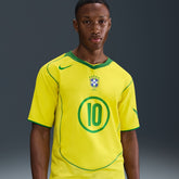 Camisa Brasil Reedição Total 90 2004 - Ronaldinho