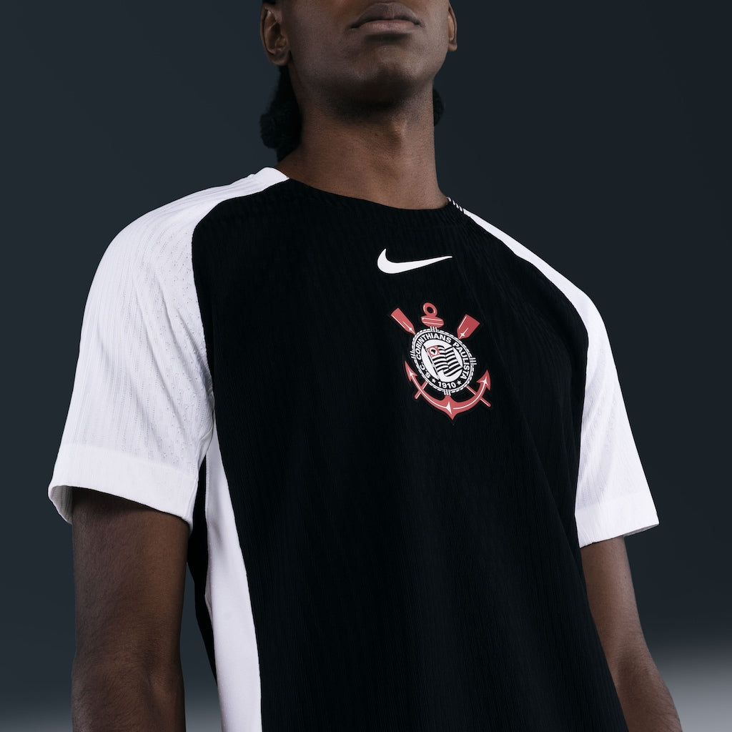 Camisa do Corinthians Away - 2025/2026 com Patch de Campeão Copa do Brasil - Versão Jogador