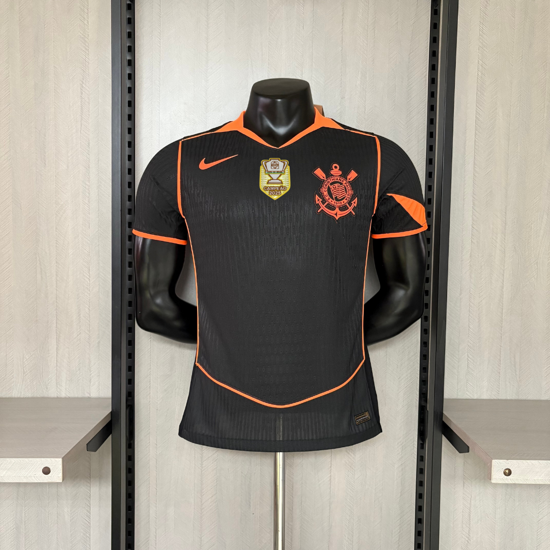 Camisa do Corinthians Third - 2025/2026 com Patch de Campeão Copa do Brasil - Versão Jogador