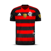 Camisa Flamengo Home 25/26 - Versão Jogador + Patchs de Campeão da Libertadores