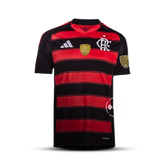 Camisa do Flamengo Home - 2025/2026 + Patchs de Campeão da Libertadores
