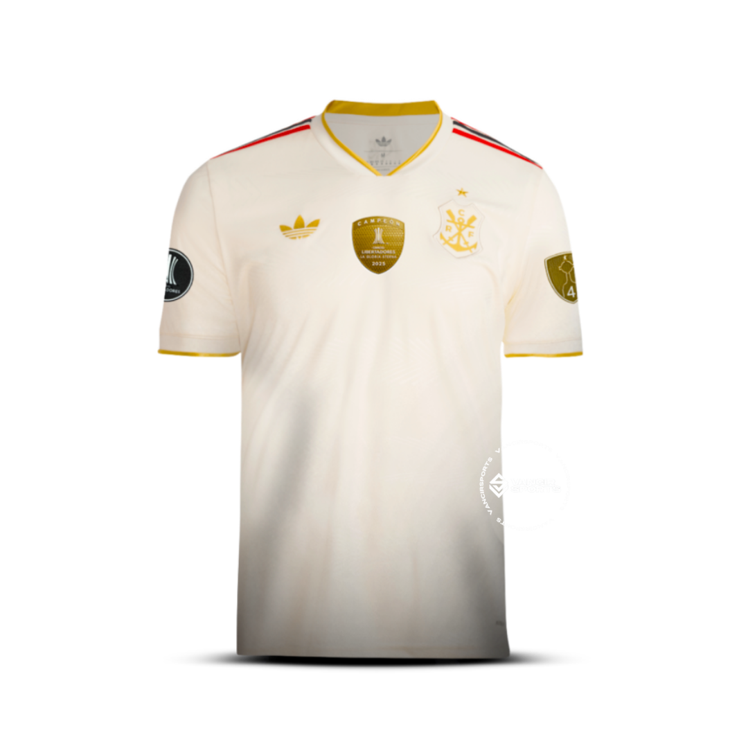 Camisa Flamengo Third 25/26 - Versão Jogador + Patchs de Campeão da Libertadores