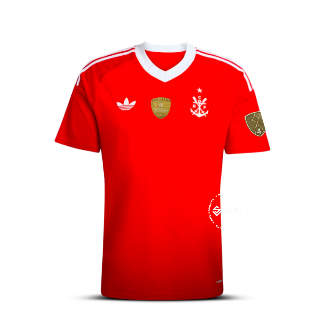 Camisa do Flamengo Goleiro Third - 2025/2026 + Patchs de Campeão da Libertadores