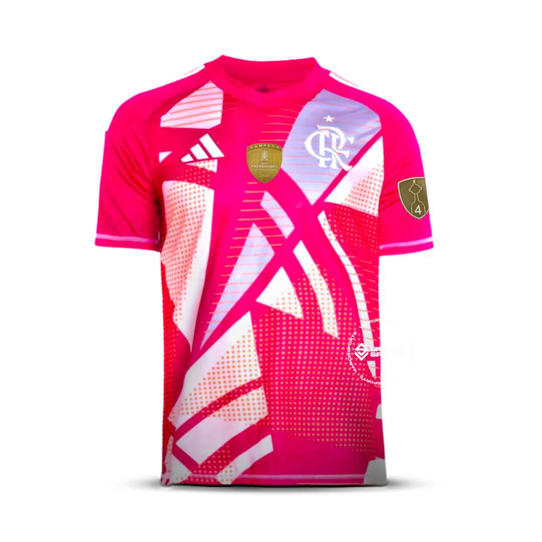 Camisa do Flamengo Goleiro Away - 2025/2026 + Patchs de Campeão da Libertadores