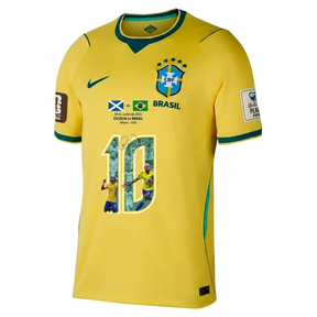 Camisa do Brasil Home Copa 2026 Neymar Jr Customizada
