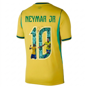 Camisa do Brasil Home Copa 2026 Neymar Jr Customizada