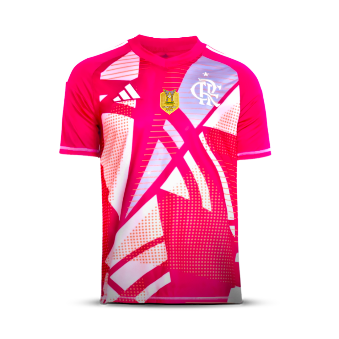Camisa do Flamengo Goleiro Away - 2025/2026 com Patch de Campeão Brasileiro