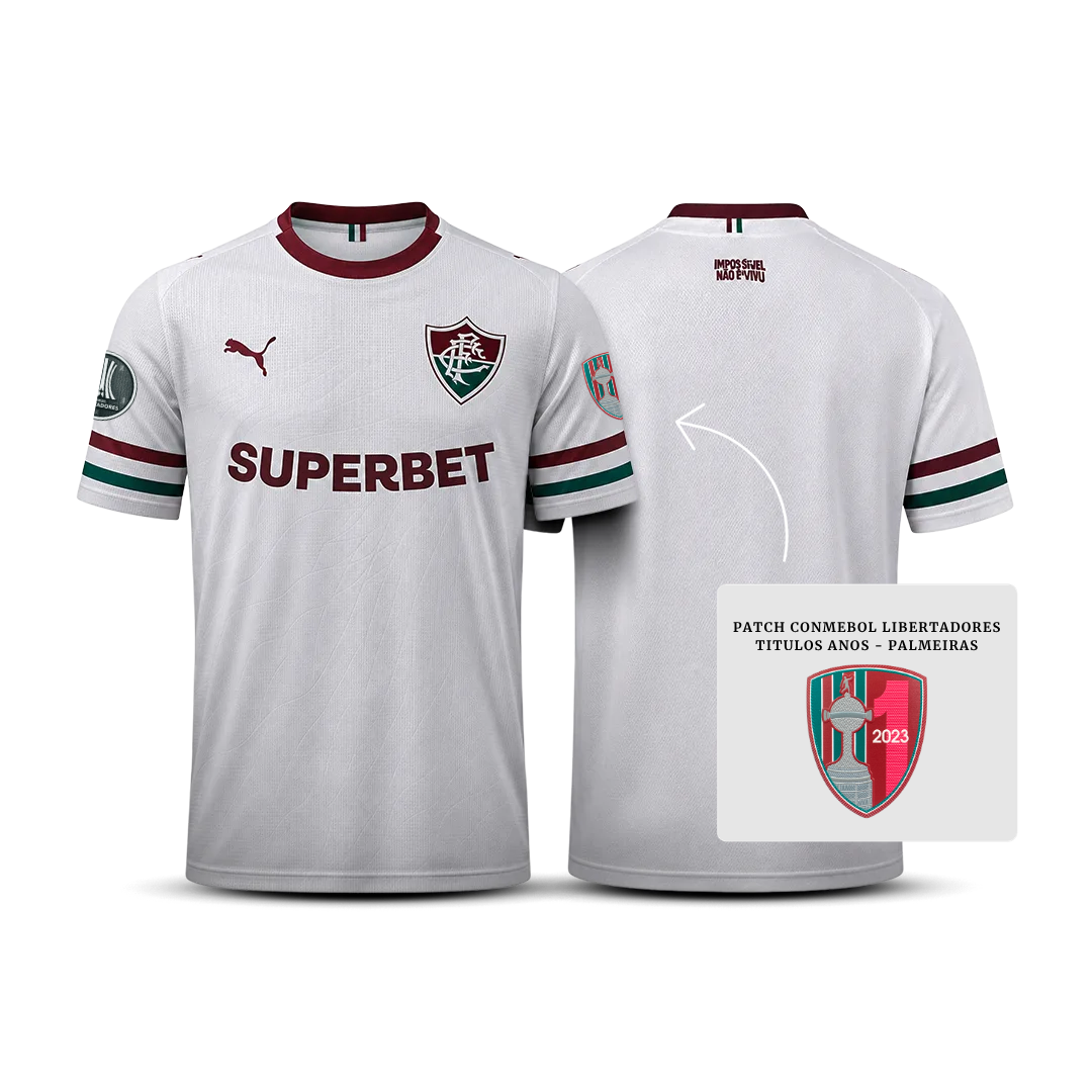 Camisa do Fluminense Away 2026 + Kit Patch Libertadores - Pronta entrega