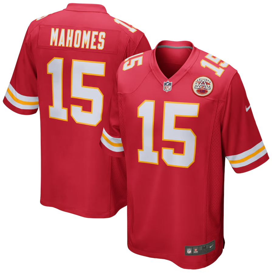 Camisa Kansas City Chiefs Vermelha - Patrick Mahomes