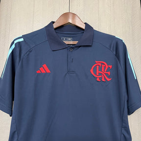 Camisa do Flamengo Treino - 2025/2026 - Polo Azul Escuro