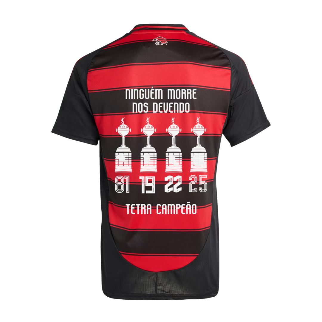 Camisa Flamengo Home 2025/26 com Personalização exclusiva Tetracampeão