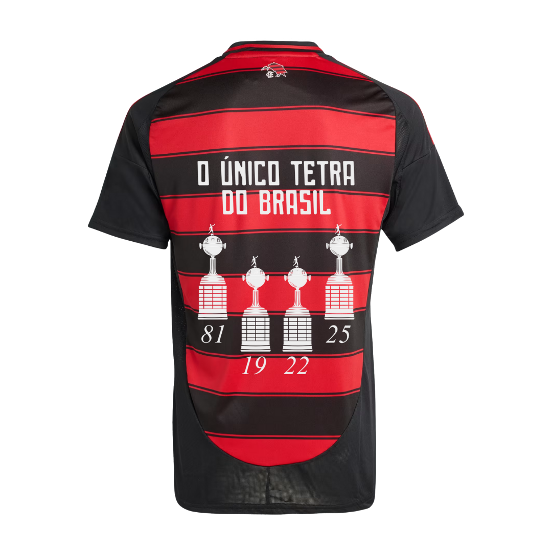 Camisa Flamengo Home 2025/26 com Personalização exclusiva Tetracampeão