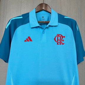 Camisa do Flamengo Polo Treino - 2025/2026 - Polo Azul Claro