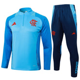 Conjunto de Inverno Treino Flamengo 2025 Azul Claro
