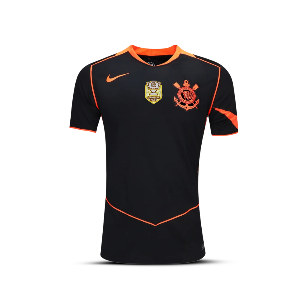 Camisa do Corinthians Third - 2025/2026 com Patch de Campeão Copa do Brasil