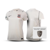 Camisa do Corinthians Home 2026 Feminina + Kit Patch Libertadores - Pronta entrega