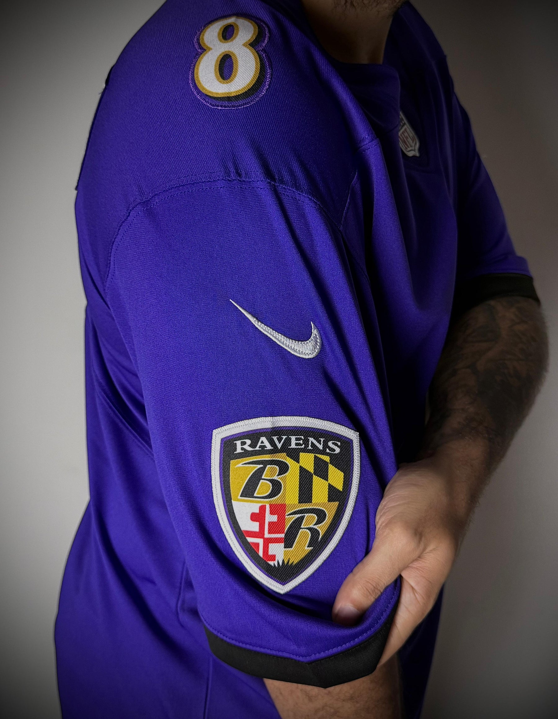Camisa NFL Baltimore Ravens Vapor Limited Purple 2026 - Lamar Jackson - Pronta entrega