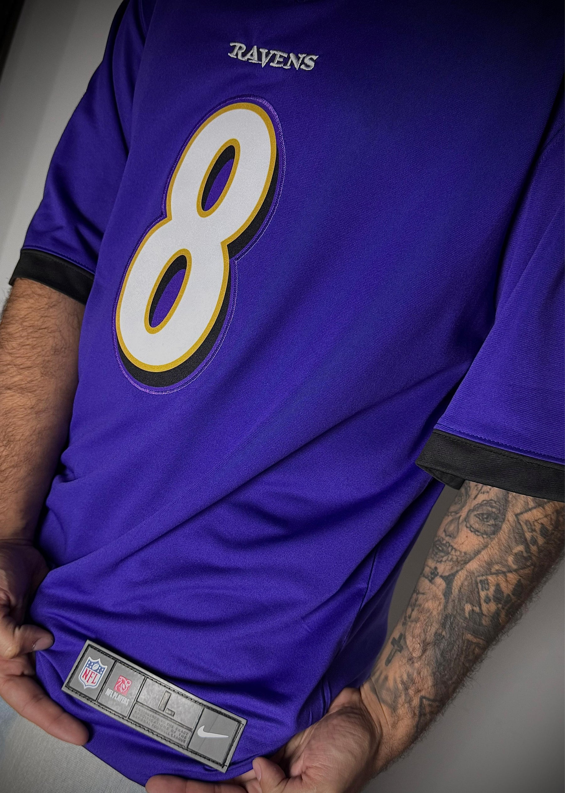 Camisa NFL Baltimore Ravens Vapor Limited Purple 2026 - Lamar Jackson - Pronta entrega