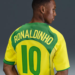 Camisa Brasil Reedição Total 90 2004 - Ronaldinho