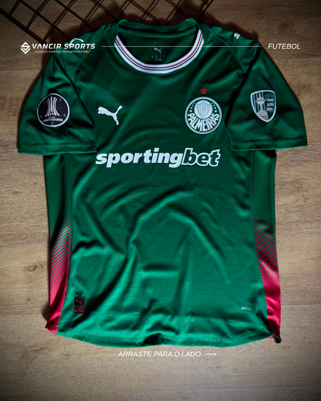 Camisa Palmeiras Home 2026 Jogador + Kit Patch Libertadores - Pronta entrega