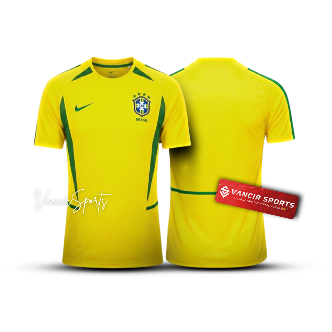 Camisa Brasil Home Retrô - 2002