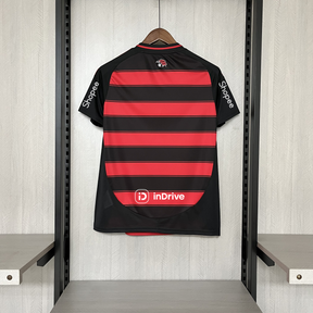 Camisa Flamengo Feminina Home 2025/26 - Patrocínios e Patch Copa do Brasil