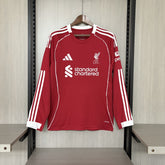 Camisa Liverpool Home 25/26 - Manga Longa