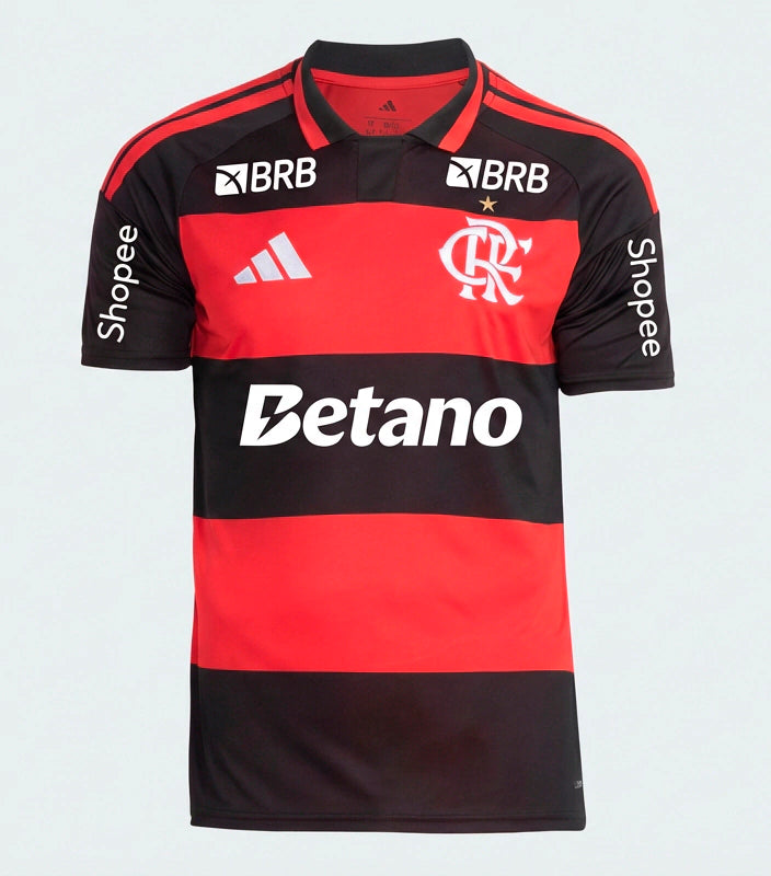 Camisa do Flamengo Home 2026 - Todos os patrocínios