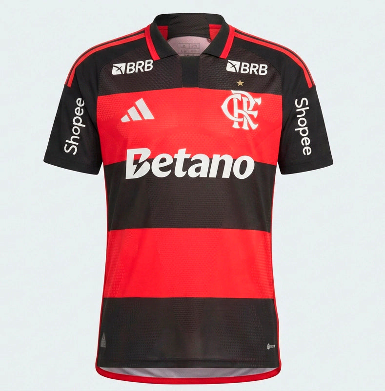 Camisa Flamengo Home 2026 - Versão Jogador com todos os patrocínios Pré-venda
