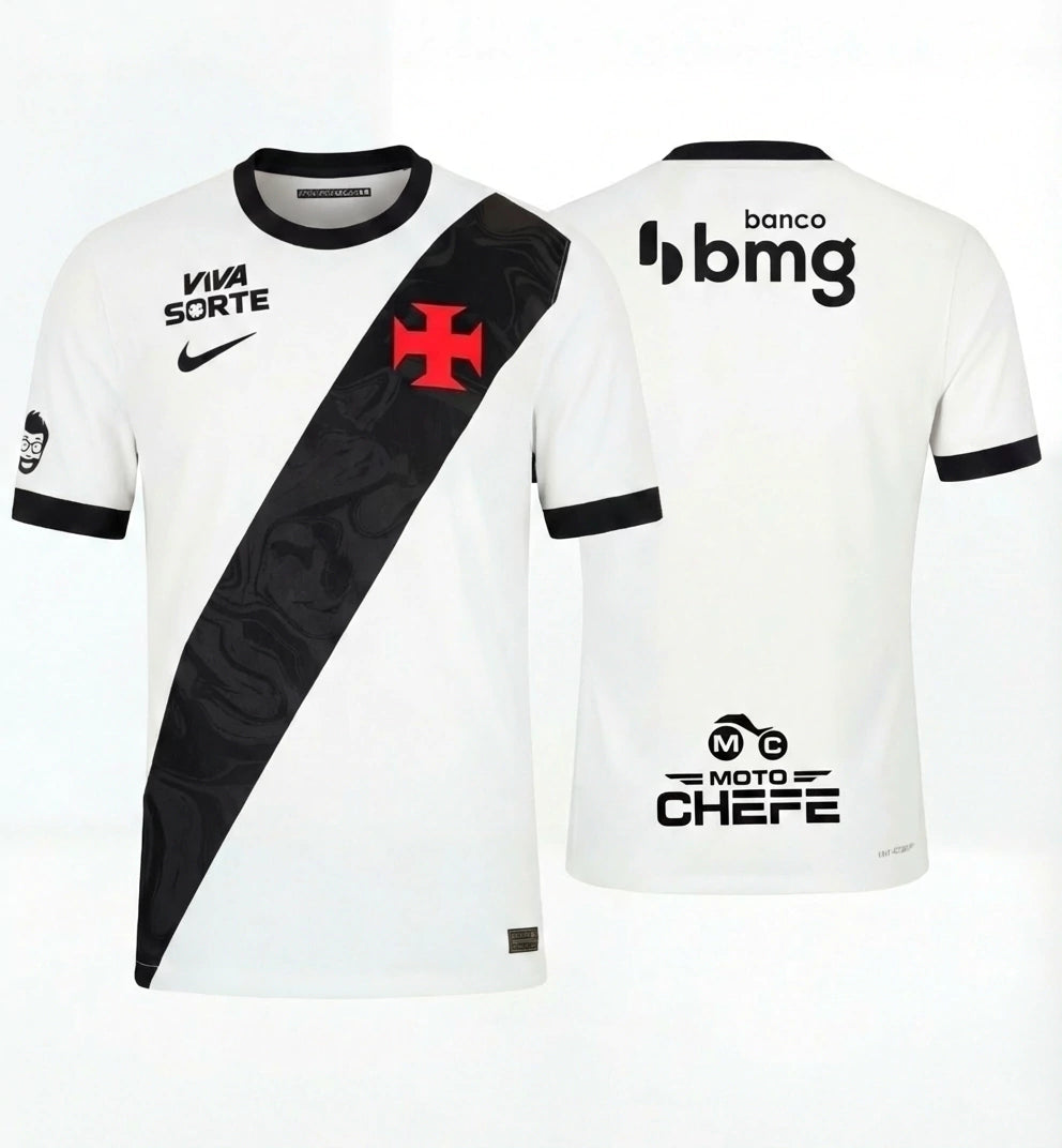 Camisa do Vasco Away 2026 - Todos os patrocínios