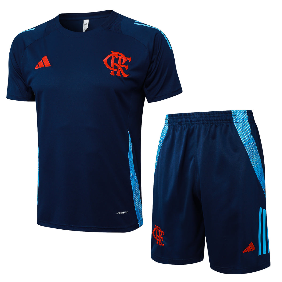 Conjunto Treino Flamengo 2025 Azul Escuro