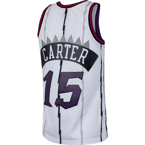 Regata Swingman Toronto Raptors Mitchell & Ness Hardwood Classics 1998/99 Branca- Vince Carter - Pronta entrega