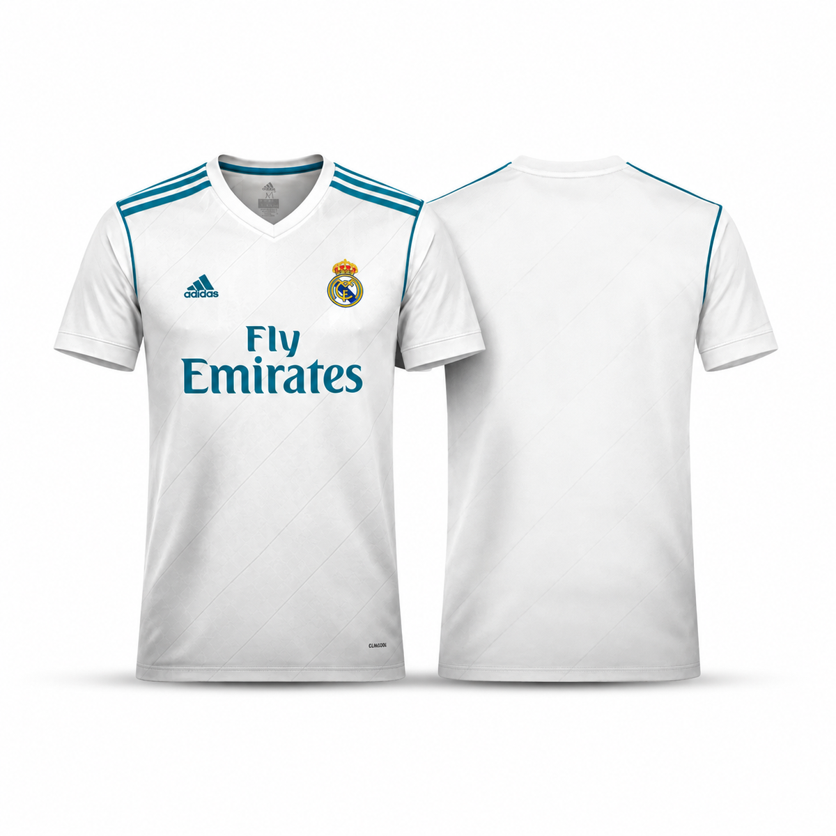 Camisa Retrô Real Madrid Home 2017/18 Torcedor Masculina