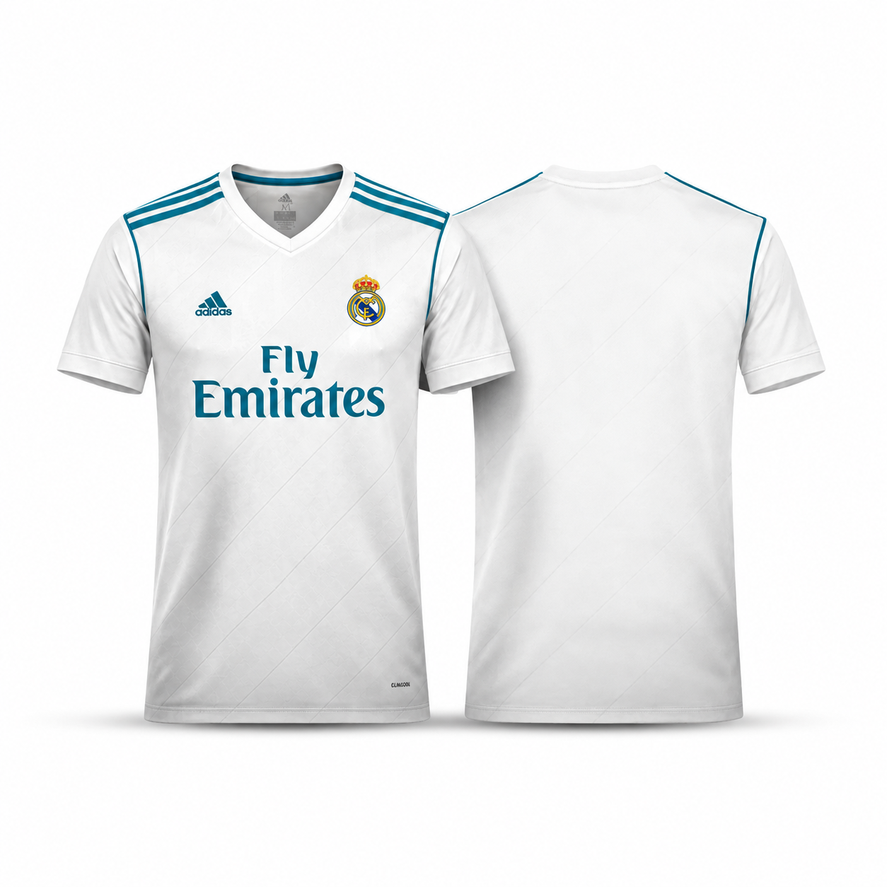Camisa Retrô Real Madrid Home 2017/18 Torcedor Masculina