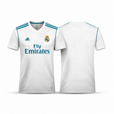 Camisa Retrô Real Madrid Home 2017/18 Torcedor Masculina