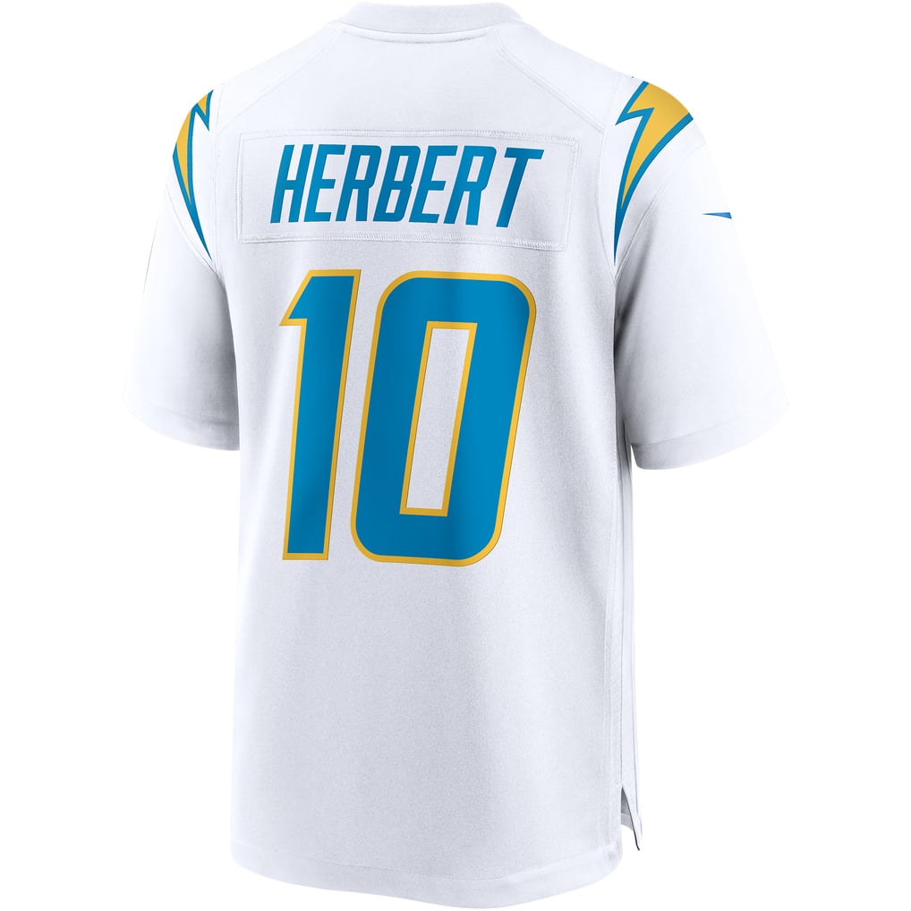 Camisa NFL Justin Herbert branca Los Angeles Chargers - Pronta entrega