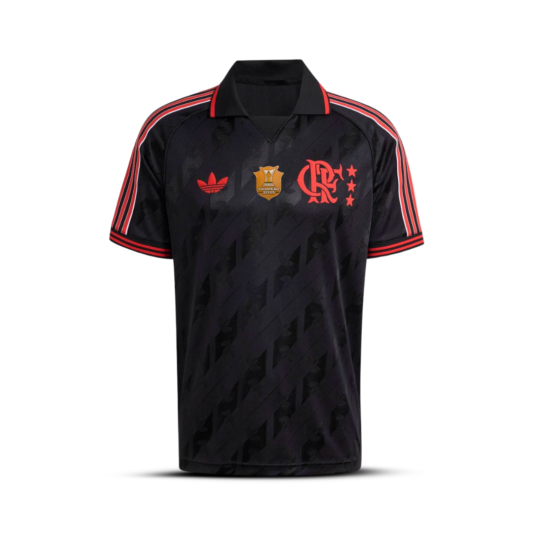 Camisa Flamengo Lifestyle 2025/26 com Patch de Campeão Brasileiro