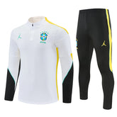 Conjunto de Inverno Brasil Jordan 2026 - Branco