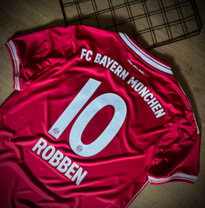 Camisa Bayern de Munique Retrô Home 2013 - Robben 10  - Pronta entrega
