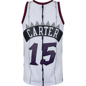 Regata Swingman Toronto Raptors Mitchell & Ness Hardwood Classics 1998/99 Branca- Vince Carter - Pronta entrega