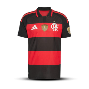 Camisa Flamengo Home 2026 - Versão Jogador + Patchs de Campeão da Libertadores