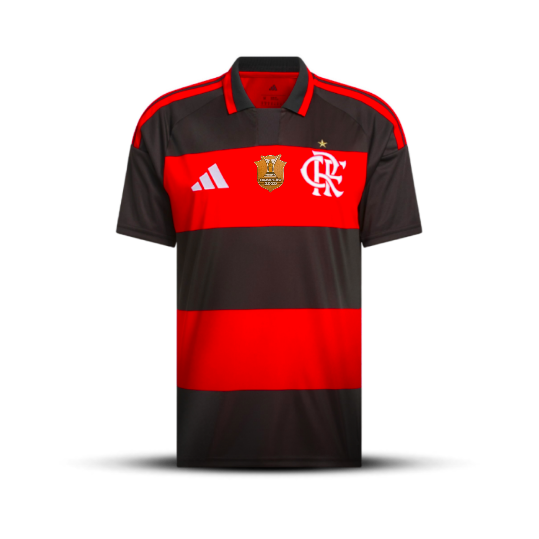 Camisa do Flamengo Home - 2026 com Patch de Campeão Brasileiro