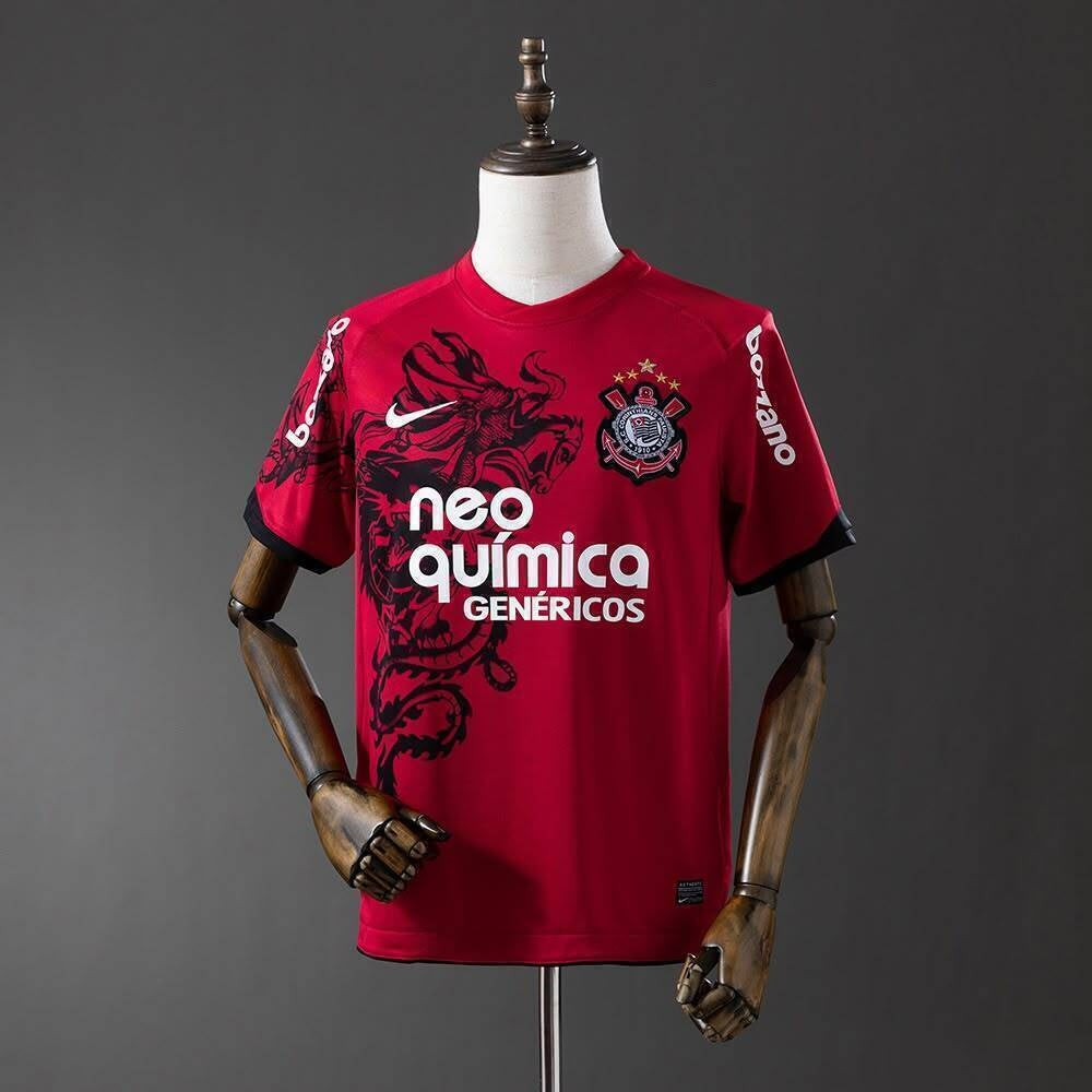 Camisa Corinthians Retrô 2011 São Jorge - Pronta entrega
