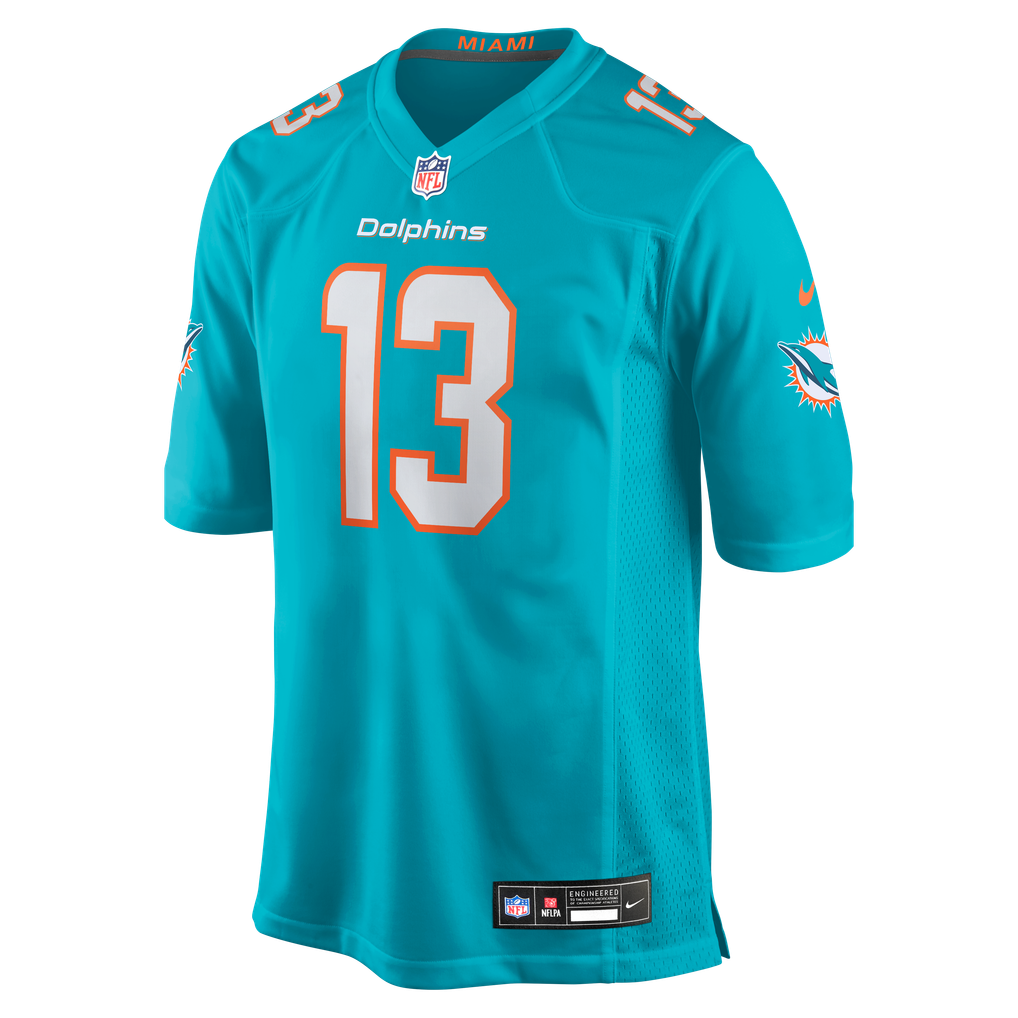 Camisa NFL Dan Marino Aqua Miami Dolphins Game Retired Player - Pronta entrega