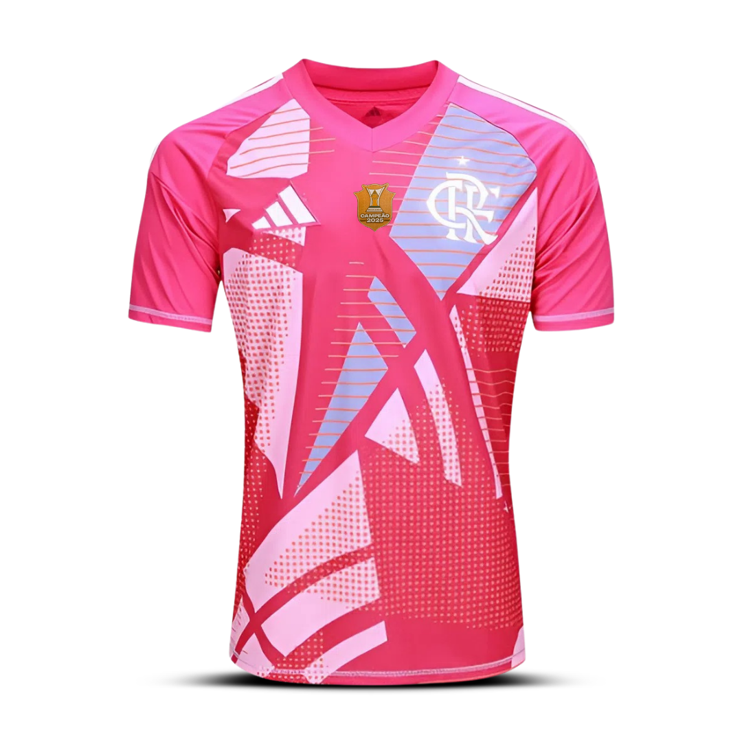 Camisa do Flamengo Goleiro Away - 2025/26 com Patch de Campeão Brasileiro