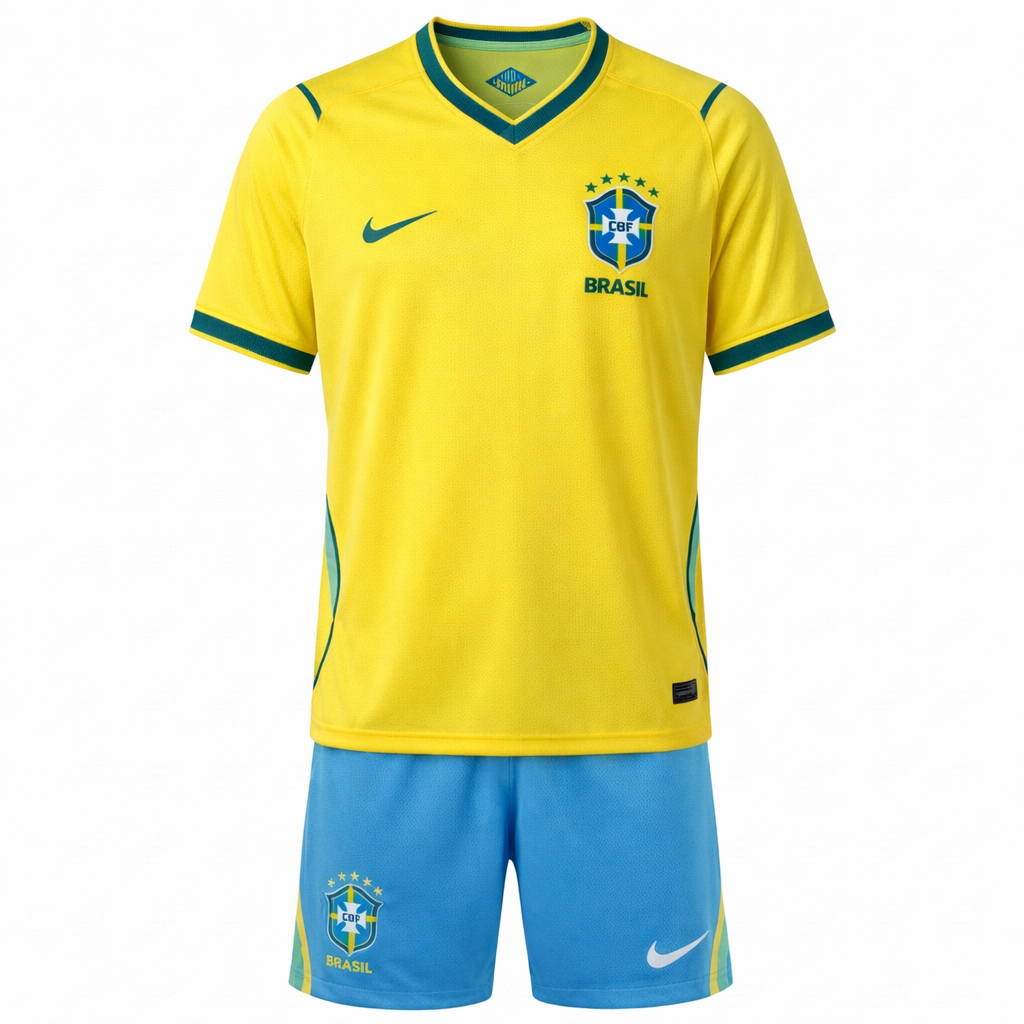 Kit Infantil Brasil Home Copa 2026