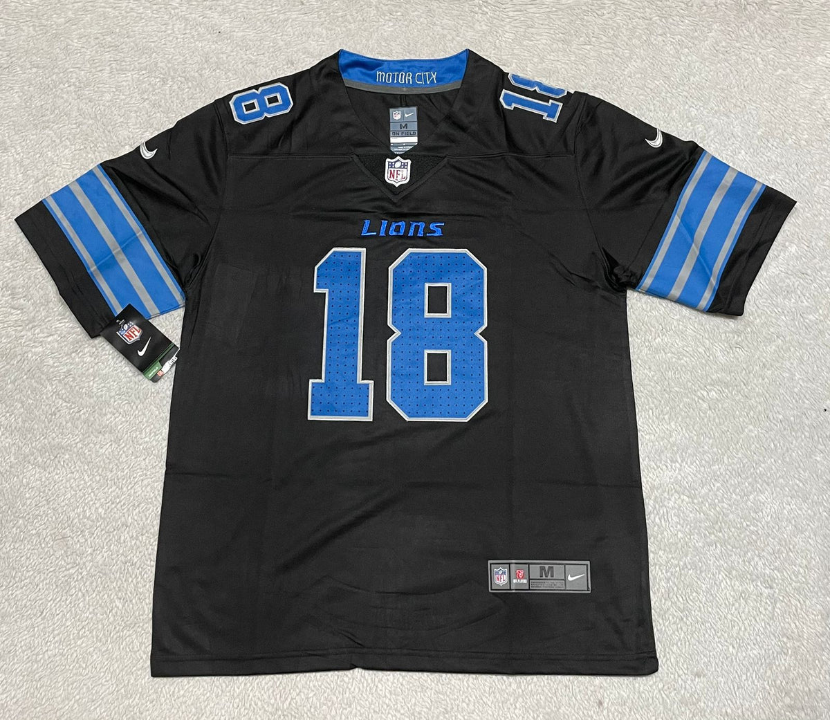 Camisa NFL Black Detroit Lions Alternate - Pronta entrega
