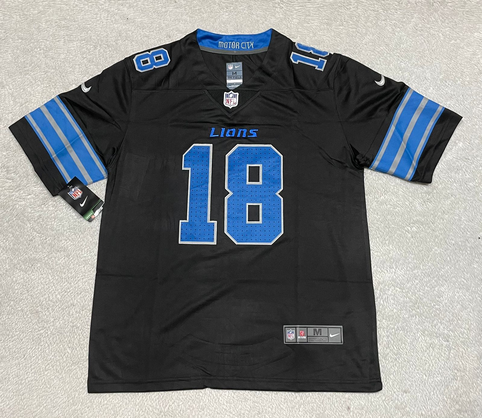 Camisa NFL Black Detroit Lions Alternate - Pronta entrega