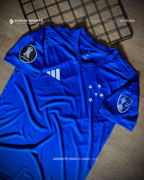 Camisa do Cruzeiro Home 2026 + Kit Patch Libertadores - Pronta entrega
